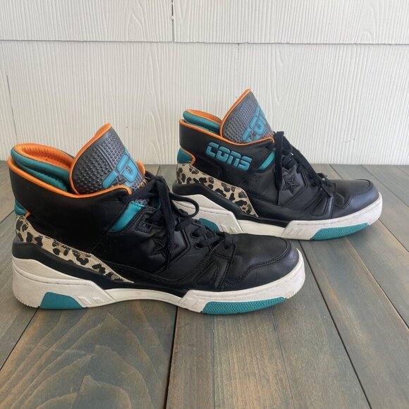 Converse Cons ERX 260 Just Don Animal Pack Black Hi top Teal Men's Size 11 (L6) - Picture 4 of 8